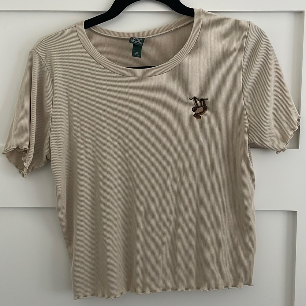 Wild Fable, cropped tan top, size XL